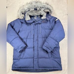 Hollister Ultimate Utility Full Zip Parka Jacket Size XXL Fits Like XL Navy 🔥